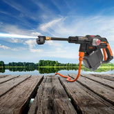 WORX WG633E 20Volt 4.0Ah. Li - ion 56Bar Kömürsüz Basınçlı Yıkama Tabancası + 2 Parça Yıkama Seti - Onivias
